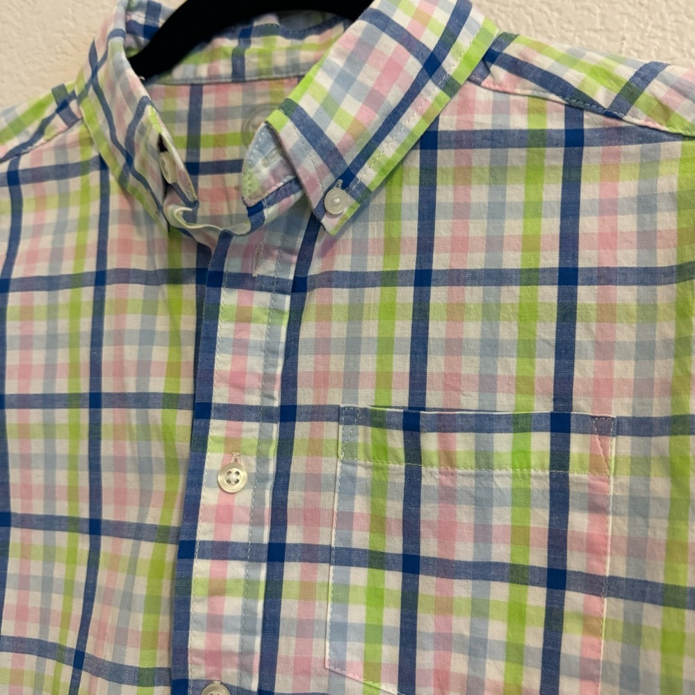 Wonder Nation Long Sleeve Button Down
Plaid Shirt. Size L (10/12) - Picture 5 of 8